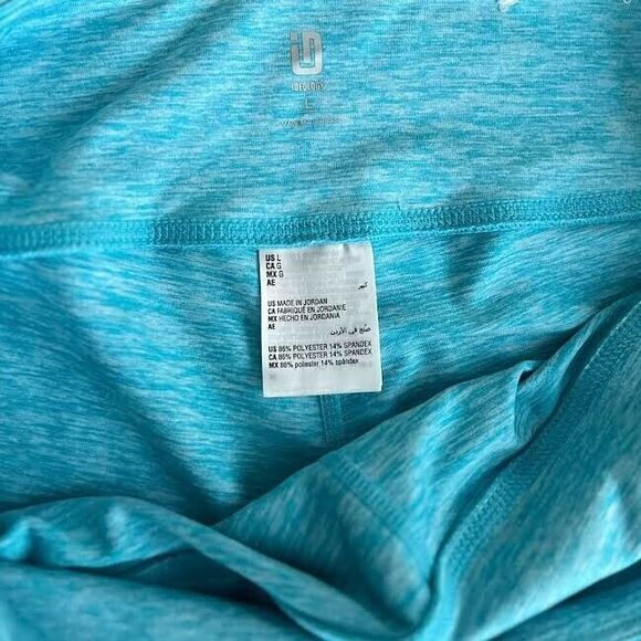 ID Ideology Leggings Women's L Blue Space Dye Pull-On Crop Athleisure Loungewear - Picture 2 of 9